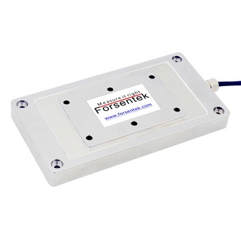 Low profile flat load cell force plate sensor
